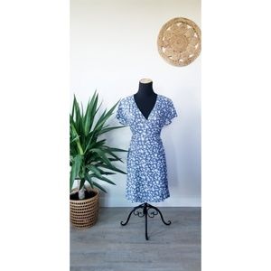 H&M Divided Floral Wrap Dress